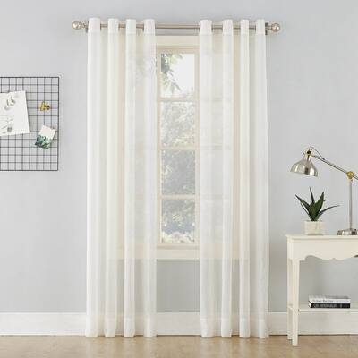 Buy Ivory Silver Finish Sheer Curtains Online At Overstock Our