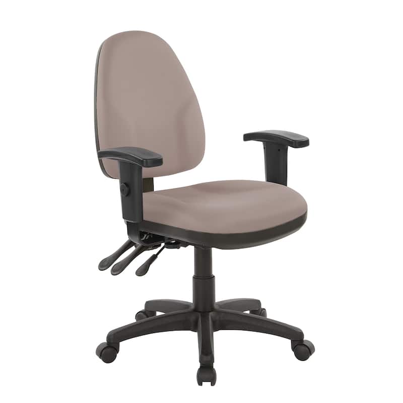Dual Function Ergonomic Chair with Adjustable Back Height - dillon stratus