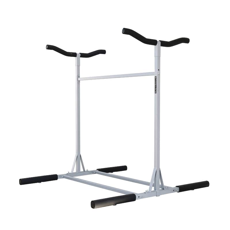 Freestanding double sided 3 kayaks rack