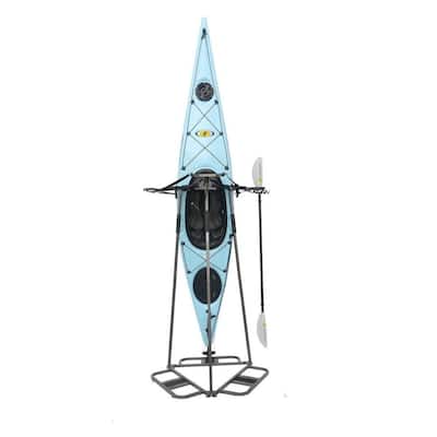Vertical Space Saving Rack for Kayak and SUP Storage Bronze