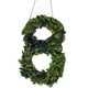 preview thumbnail 14 of 38, Modern Home 12-in. Boxwood Monogram Wreath Letters 8