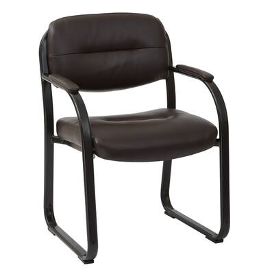 Deluxe Fabricated Visitors Chair with Sled Base