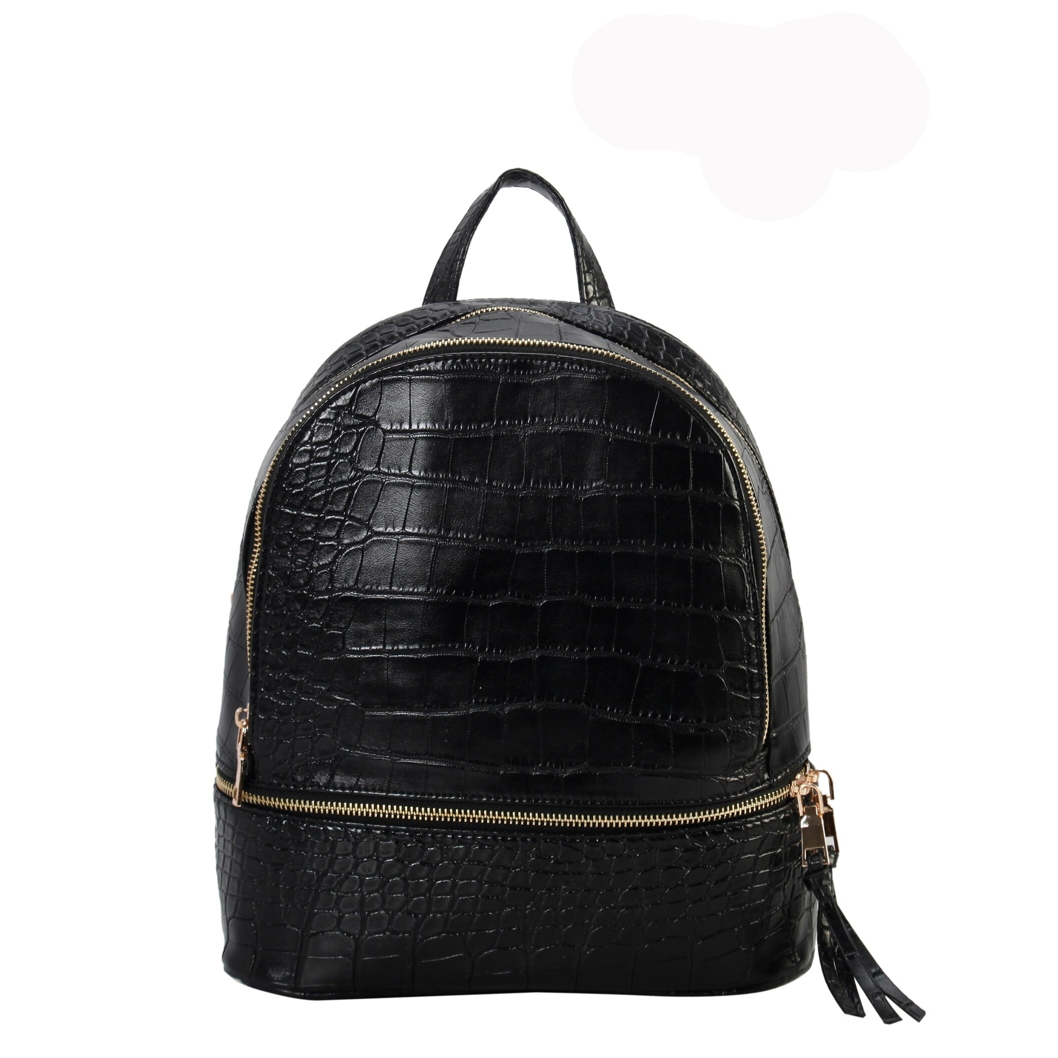 solid grey backpack
