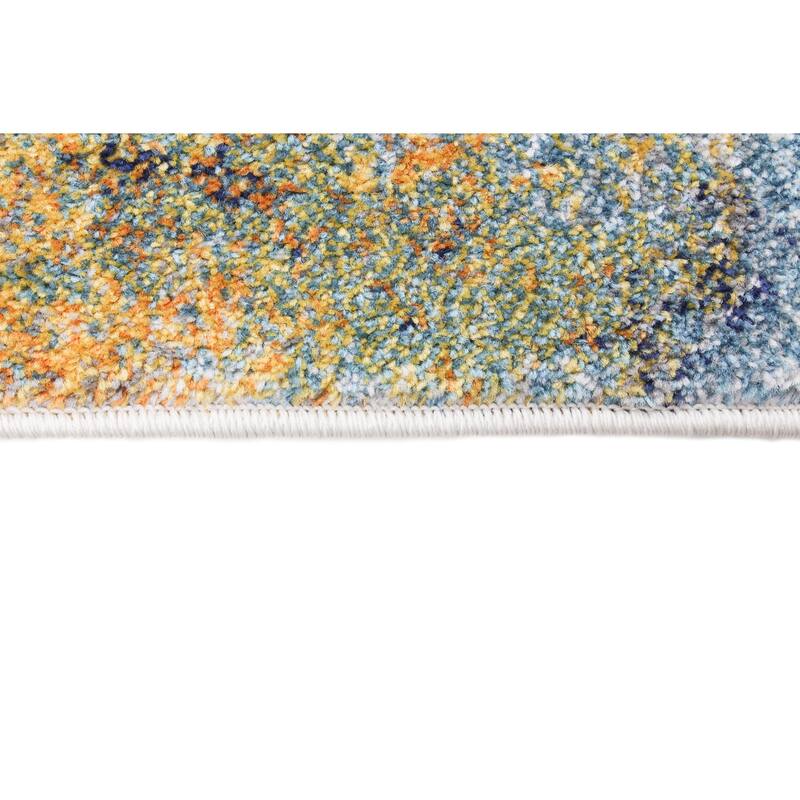 Bashian Neve Modern Abstract Watercolor Area Rug
