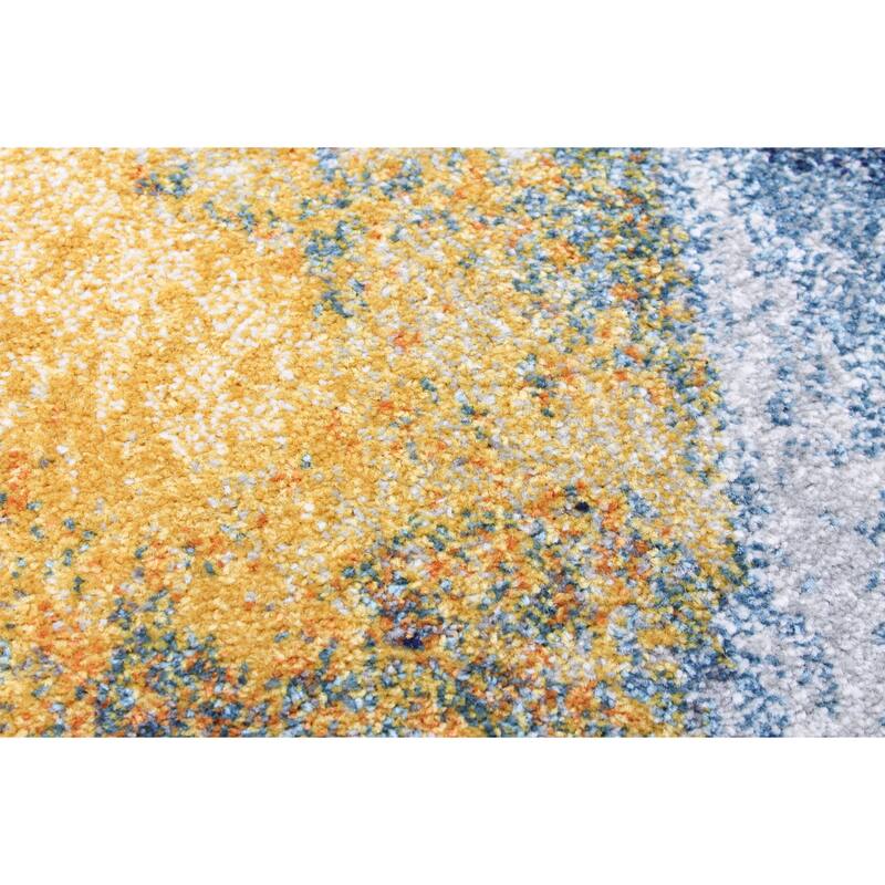 Bashian Neve Modern Abstract Watercolor Area Rug