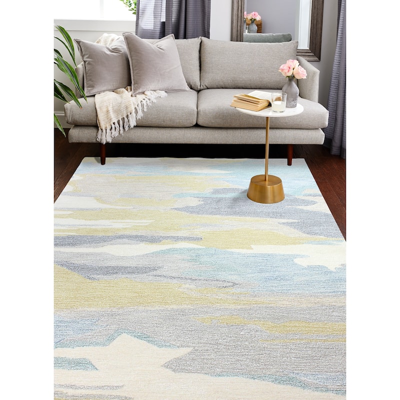 Bashian Gloria Contemporary Hand Tufted Area Rug