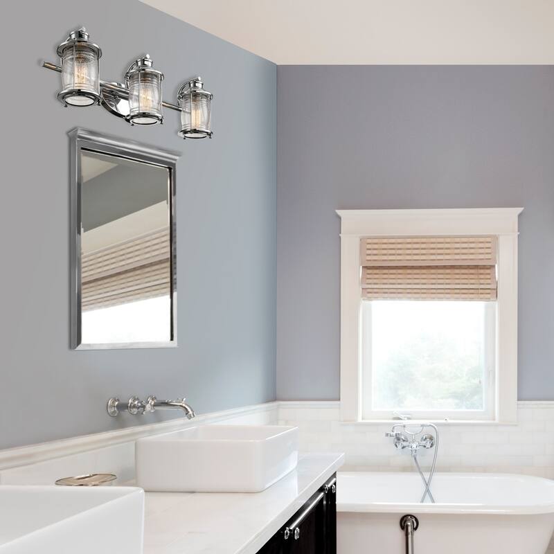 Copper Grove Cherkasy 3-light Chrome Vanity
