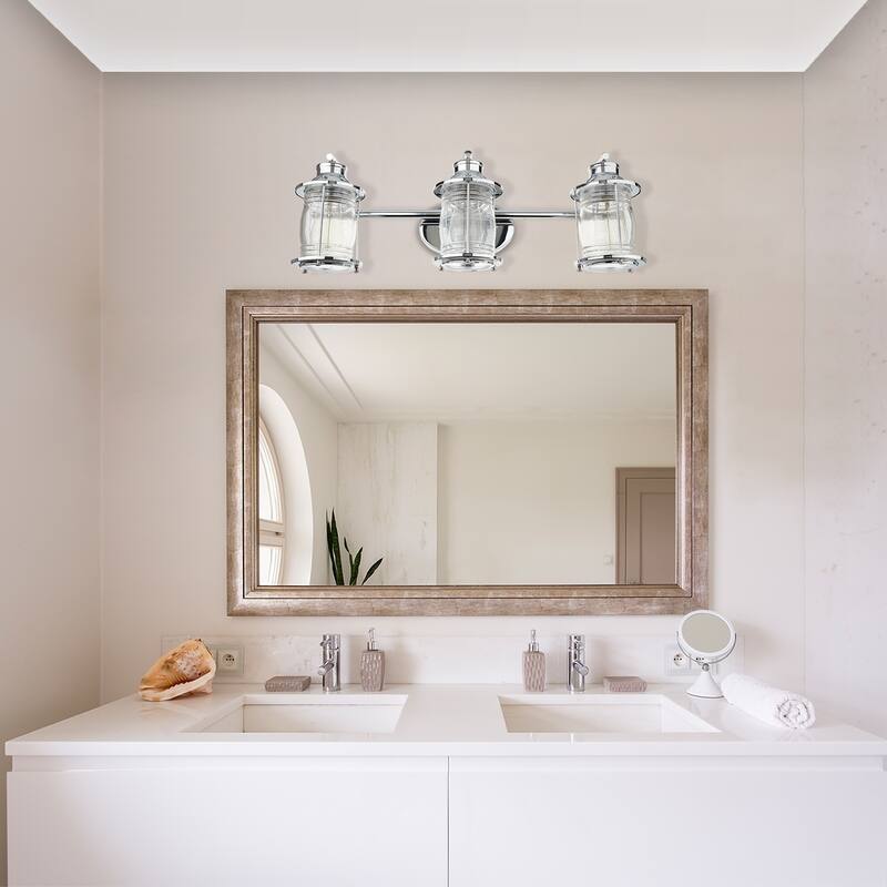 Copper Grove Cherkasy 3-light Chrome Vanity