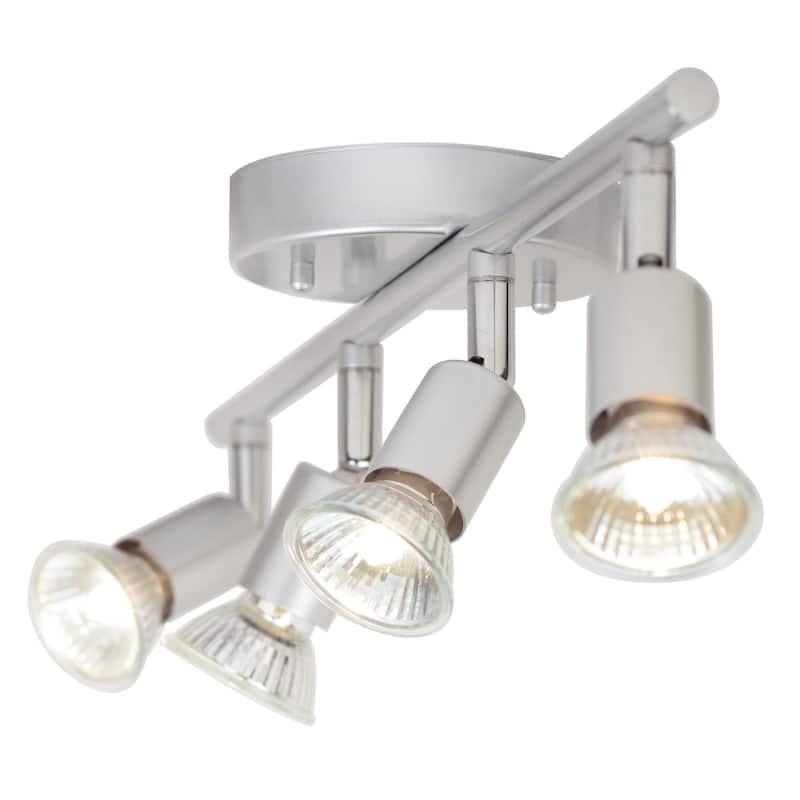 Payton 4-Light Matte Silver Track Lighting Kit