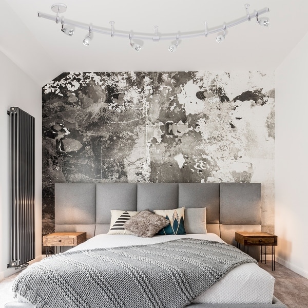 Flexigon 6-Light Brushed Steel Flexible Track Lighting. Opens flyout.