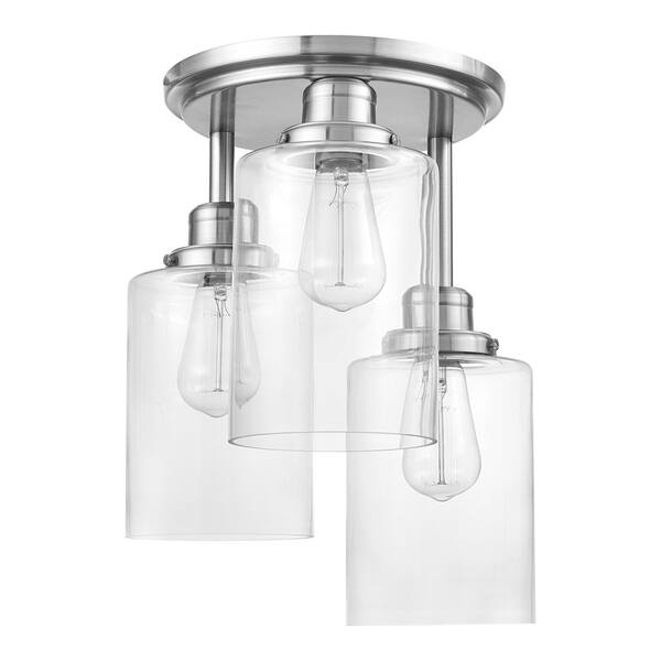 Shop Annecy 3 Light Semi Flush Mount Ceiling Light Overstock