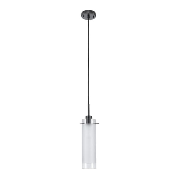 Porch & Den Anna Belle Clear Glass/ Frosted Glass Insert 1-light Pendant. Opens flyout.
