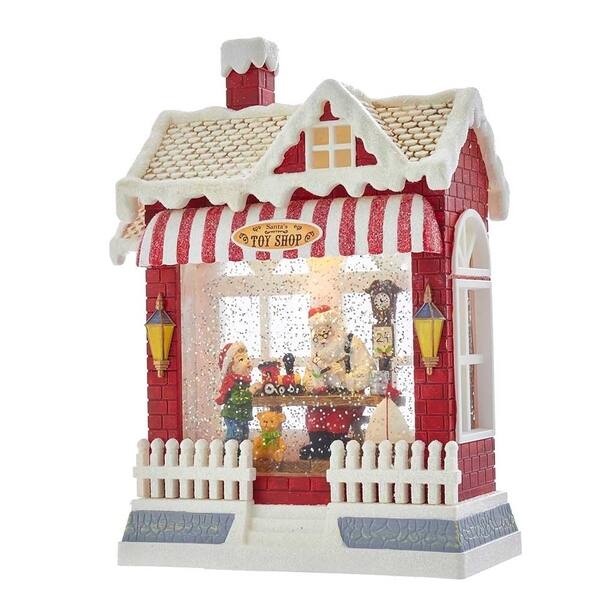 Kurt S. Adler Battery Operated Musical Water Santa TV Lantern