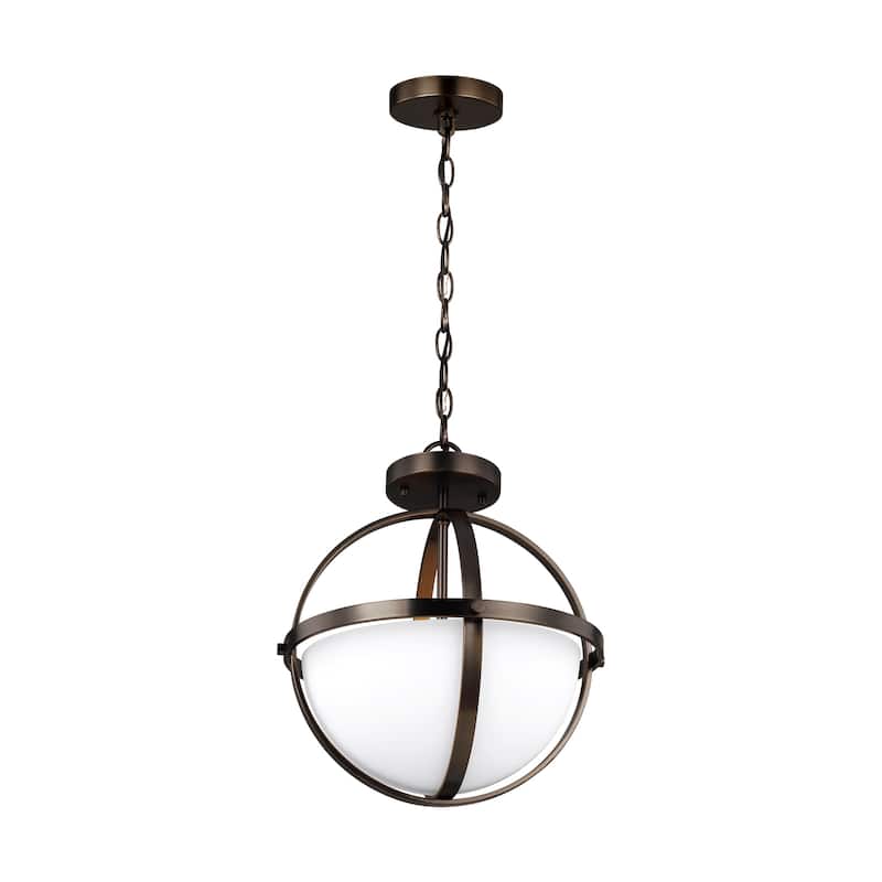 Alturas Brushed Oil Rubbed Bronze Semi-Flush Convertible Pendant