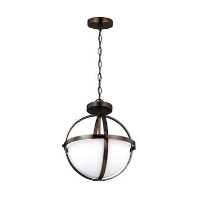 Alturas Brushed Oil Rubbed Bronze Semi-Flush Convertible Pendant