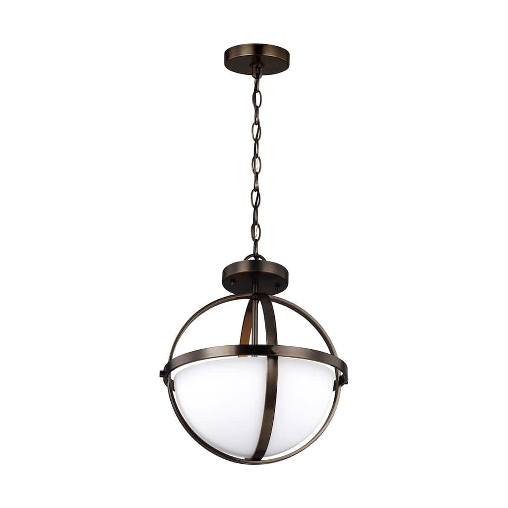 Alturas Brushed Oil Rubbed Bronze Semi-Flush Convertible Pendant