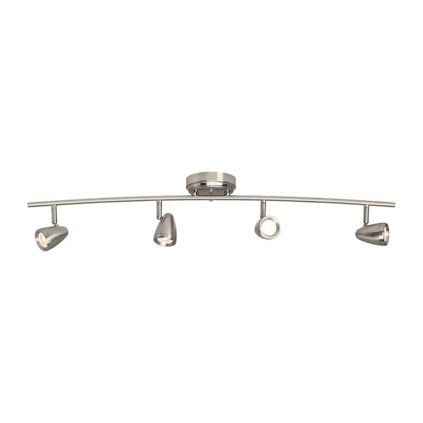 Talida Brushed Nickel 4 Light Led Track Talida Brushed Nickel 4 Light Led