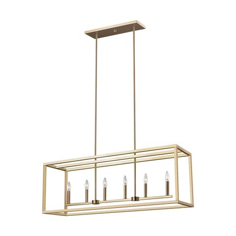 Moffet Street 6-light Island Pendant