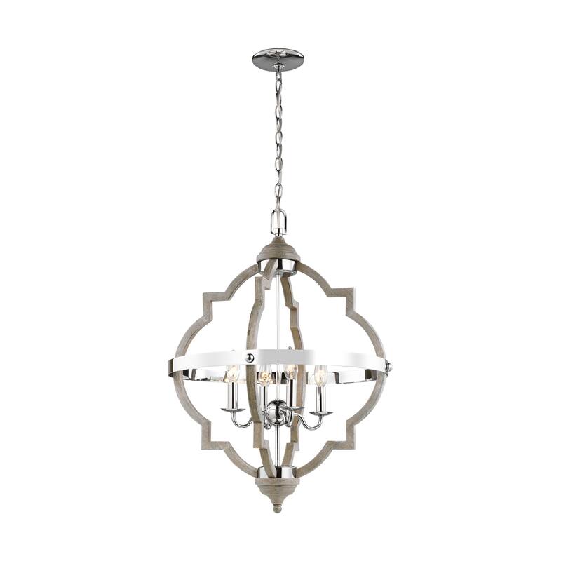 Socorro Washed Pine 4-light Hall/Foyer