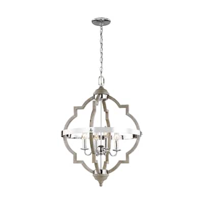 Socorro Washed Pine 4-light Hall/Foyer