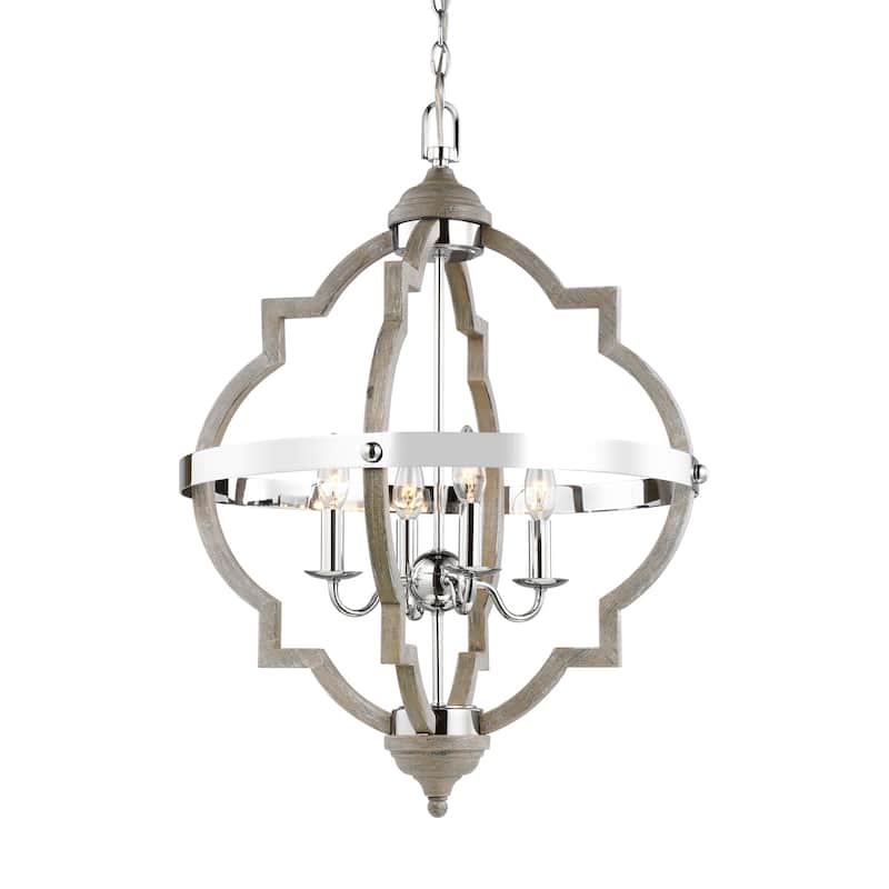 Socorro Washed Pine 4-light Hall/Foyer