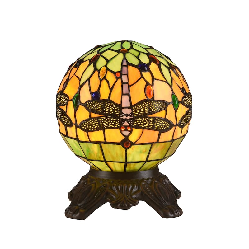 Tiffany Style Dragonfly 1-light Dark Bronze Table Lamp