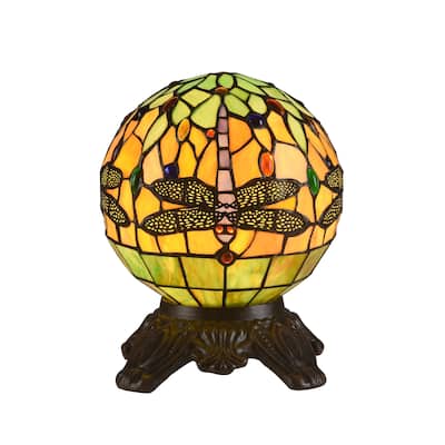 Tiffany Style Dragonfly 1-light Dark Bronze Table Lamp
