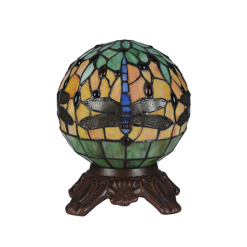Tiffany Style Dragonfly 1-light Dark Bronze Table Lamp