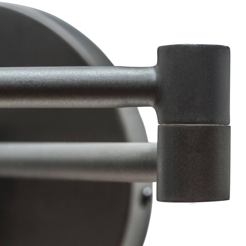 Carbon Loft 1-light Dark Bronze Plug-In or Hardwire Wall Sconce