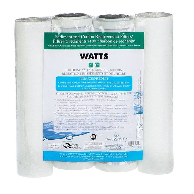 Watts Replacement Water Filter For Under Sink 3000