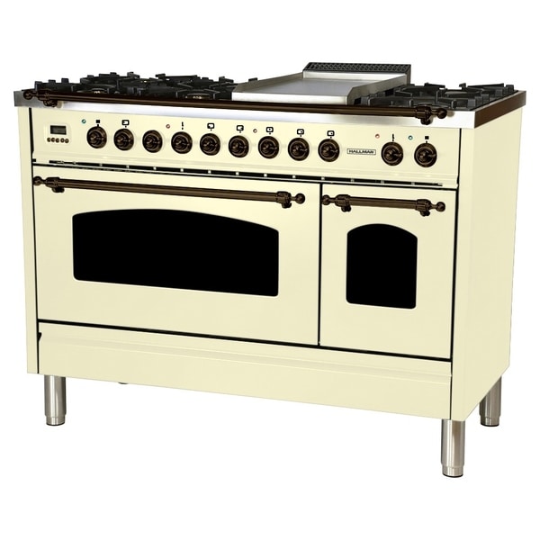 hallman 48 dual fuel range