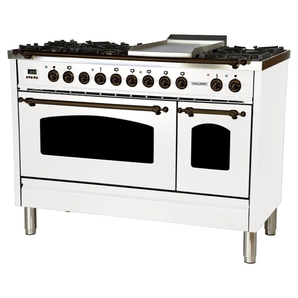 hallman dual fuel range