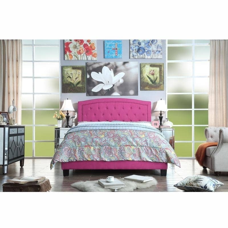 ROSEVERA Celine Upholstered Panel Headboard, Twin size