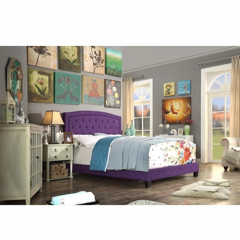 Sieber upholstered deals panel headboard