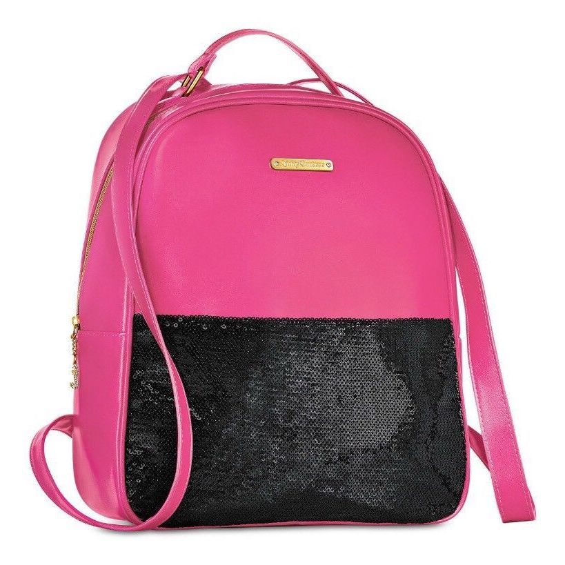 black pink bookbag