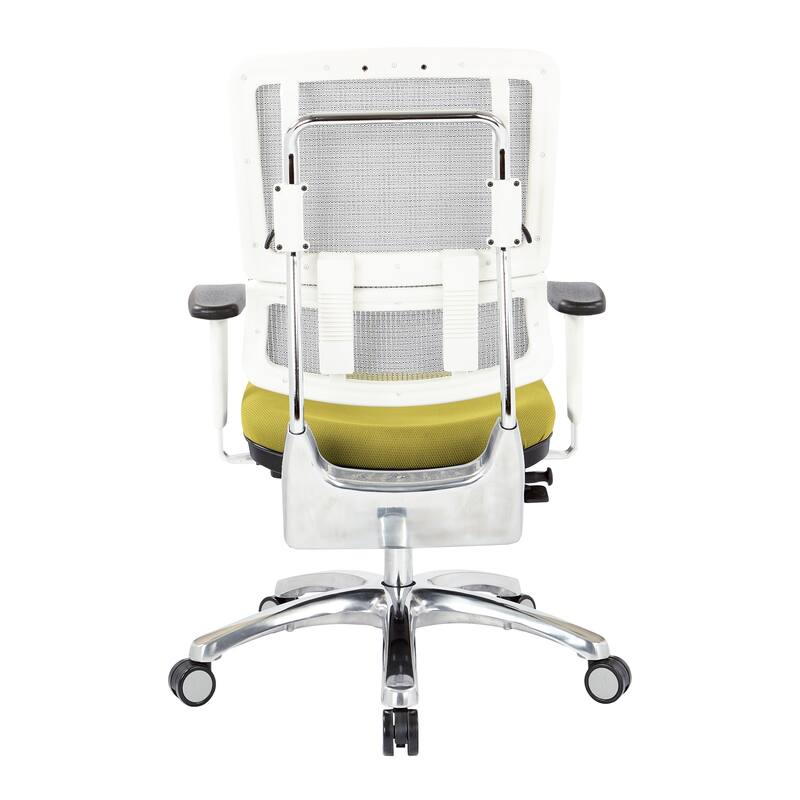 Breathable Mesh Chair with Custom Fabric Seat
