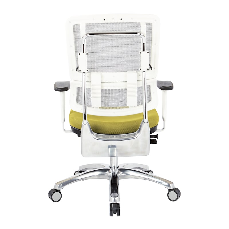 Breathable Mesh Chair with Custom Fabric Seat