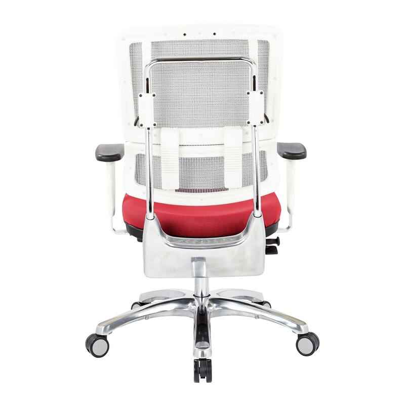 Breathable Mesh Chair with Custom Fabric Seat