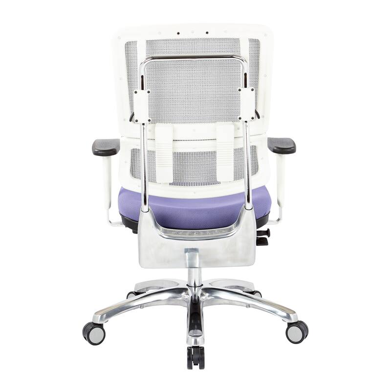 Breathable Mesh Chair with Custom Fabric Seat