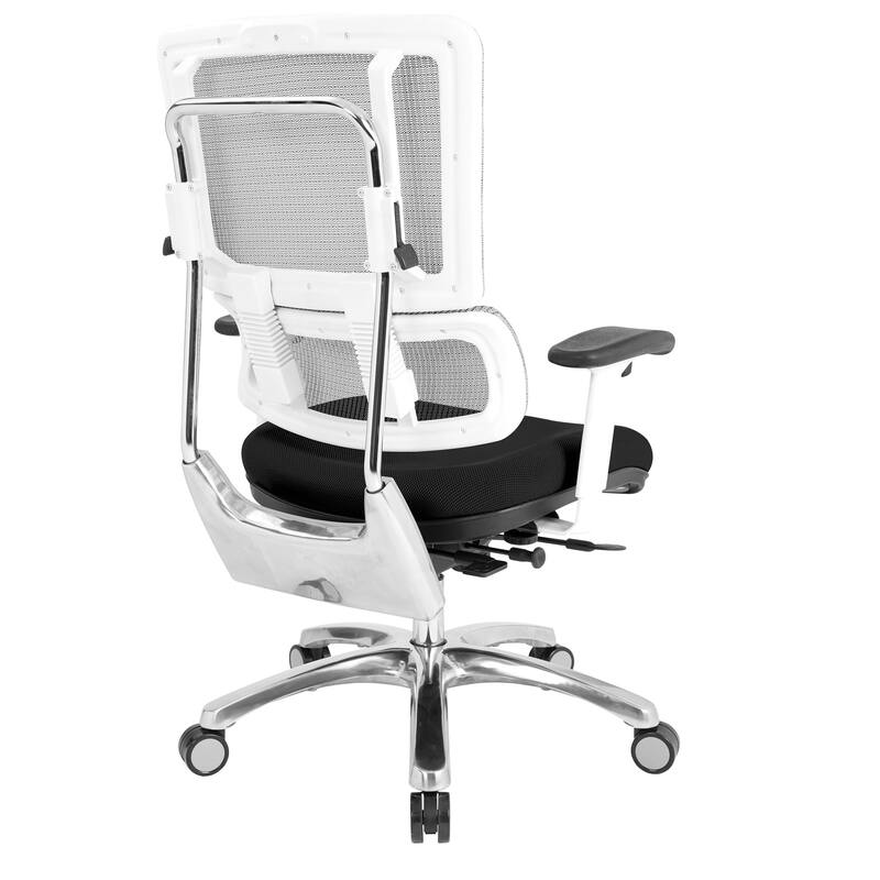 Breathable Mesh Chair with Custom Fabric Seat