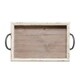 Elements 18-Inch White Edge Wood Tray - Thumbnail 0
