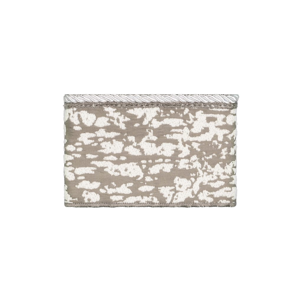 Authentic Hotel and Spa Turkish Cotton Textured Jacquard Light Grey 2-piece Washcloth Set