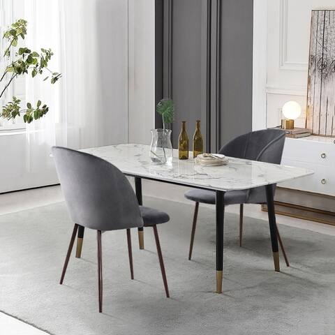 Edgemod Kantwell Velvet Dining Chair (Set of 2)