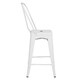 Edgemod Trattoria 24" High Back Counter Stool (Set of 4) - Thumbnail 33