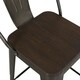 Edgemod Trattoria 24" High Back Counter Stool (Set of 4) - Thumbnail 14