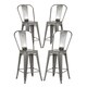 Edgemod Trattoria 24" High Back Counter Stool (Set of 4) - Thumbnail 26