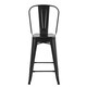 Edgemod Trattoria 24" High Back Counter Stool (Set of 4) - Thumbnail 2