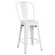 Edgemod Trattoria 24" High Back Counter Stool (Set of 4) - Thumbnail 28