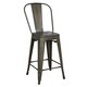 Edgemod Trattoria 24" High Back Counter Stool (Set of 4) - Thumbnail 18