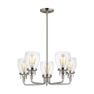 Belton 5-light Up Chandelier (Nickel) - Chandeliers For Bedrooms by Overstock.com